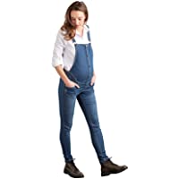 Los mejores  - Vertbaudet peto en jean desgastado de embarazo Entrejambe 78 azul gris Talla:38